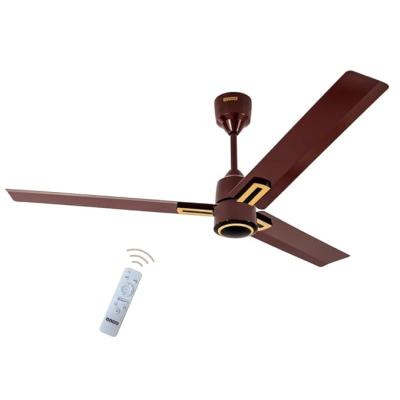 USHA AeroEdge Plus 1200mm BLDC Ceiling Fan with IR Remote | LED Indicator | BEE 5 Star Rated Energy Efficient | 100% Copper Motor | High Air Delivery 220CMM | 2 Year Warranty | (Brown)