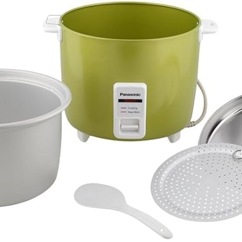 Panasonic SR-WA22H (E) Automatic Rice Cooker, Apple Green, 2.2 Liters
