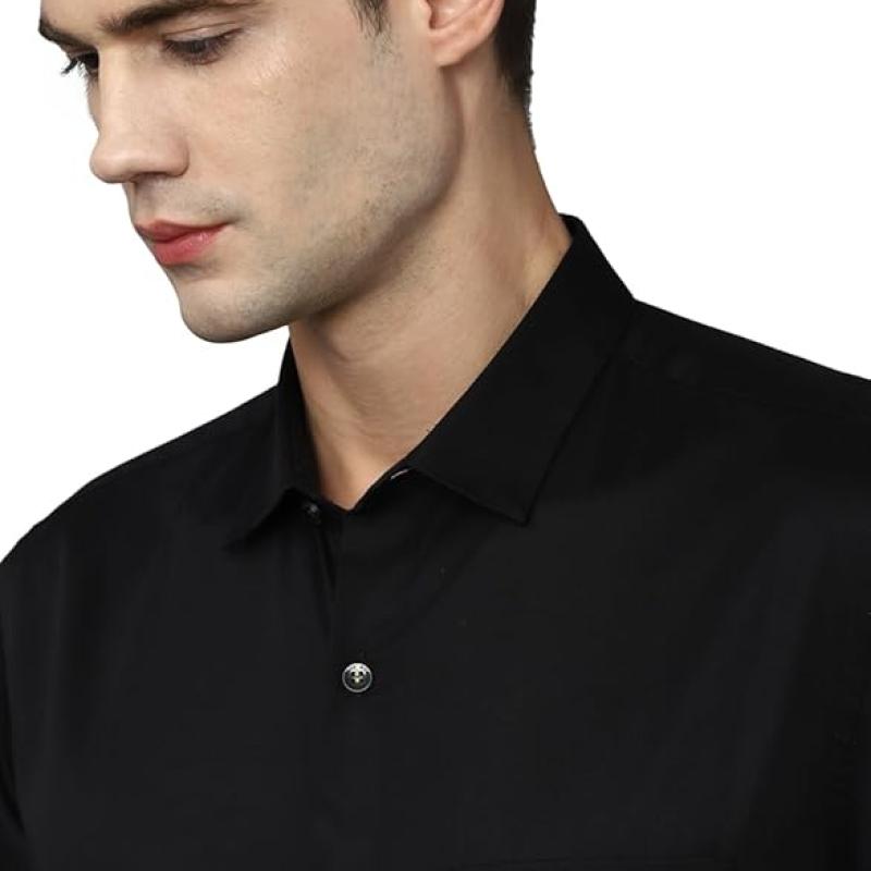 Allen Solly Men Cotton Solid Regular Fit Shirt