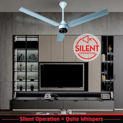 LUKER JVLuker USA Size Zero Neo 1200mm BLDC Ceiling Fans with Remote, BEE 5 star Rated Energy Saving Ceiling Fan for Living Room, High Air Delivery with LED Indicators, Pearl-Blue-Black