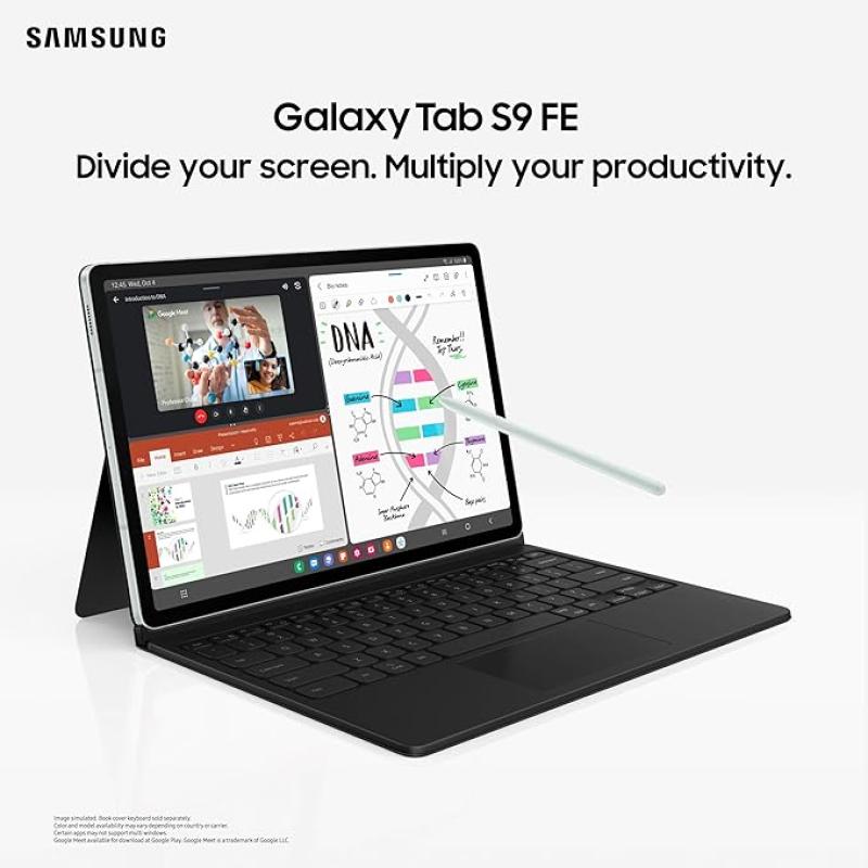 Samsung Galaxy Tab S9 FE [Smartchoice], RAM 6 GB, ROM 128 GB Expandable, S Pen in-Box, Wi-Fi, IP68 Tablet, Gray
