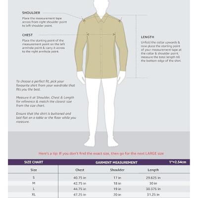 Symbol Premium Men's Stylish Solid All Day Fresh Buttondown Casual Shirt - Regular Fit | Plain | Full Sleeve | Cotton Semi Formal Wear (Available in Plus Size & Combo Pack)