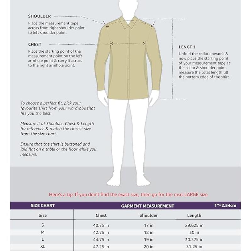 Symbol Premium Men's Stylish Solid All Day Fresh Buttondown Casual Shirt - Regular Fit | Plain | Full Sleeve | Cotton Semi Formal Wear (Available in Plus Size & Combo Pack)