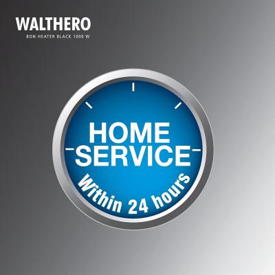 Havells Walthero 1000 Watt Room Heater with Two Carbon Heating Tubes| Tip Over Protection| Silent Operation| Anti Rust Protection| 2 years Manufacturer Warranty (Black)