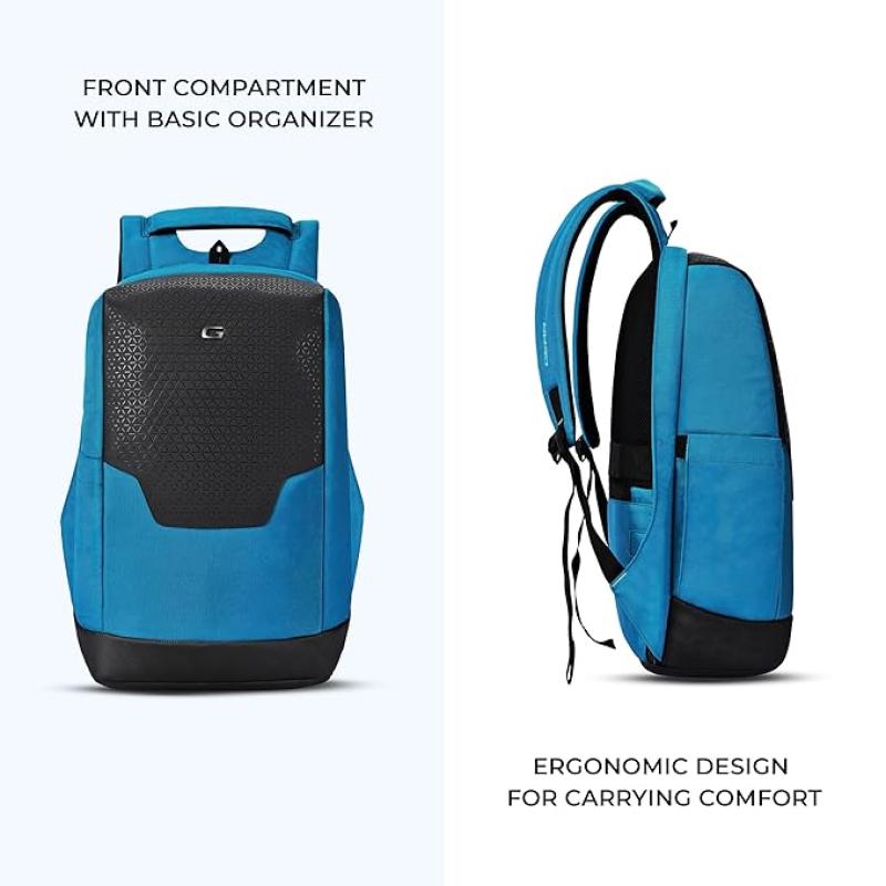 Gear NG Future Anti-Theft Faux Leather Water Resistant Laptop Backpack